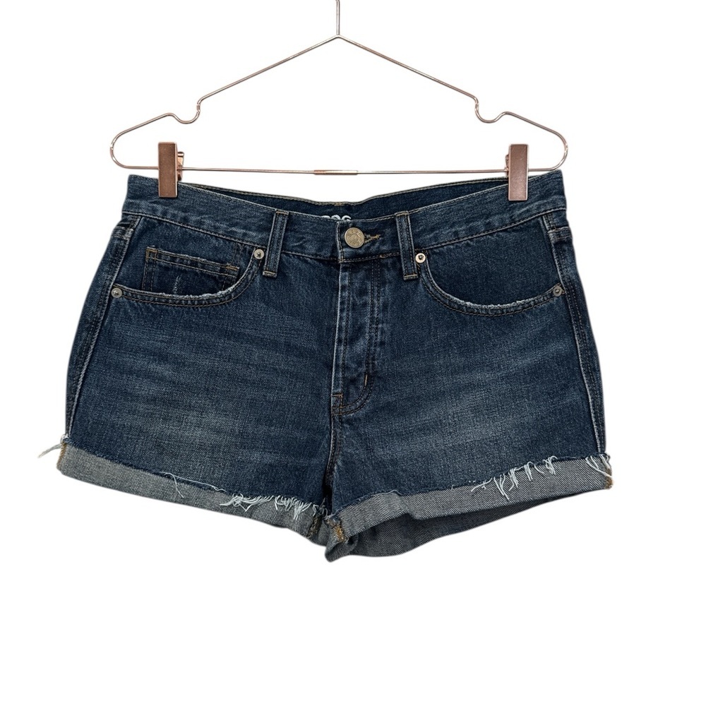 BDG Mid Rise Tomgirl Jean Shorts darker Wash.  size 26